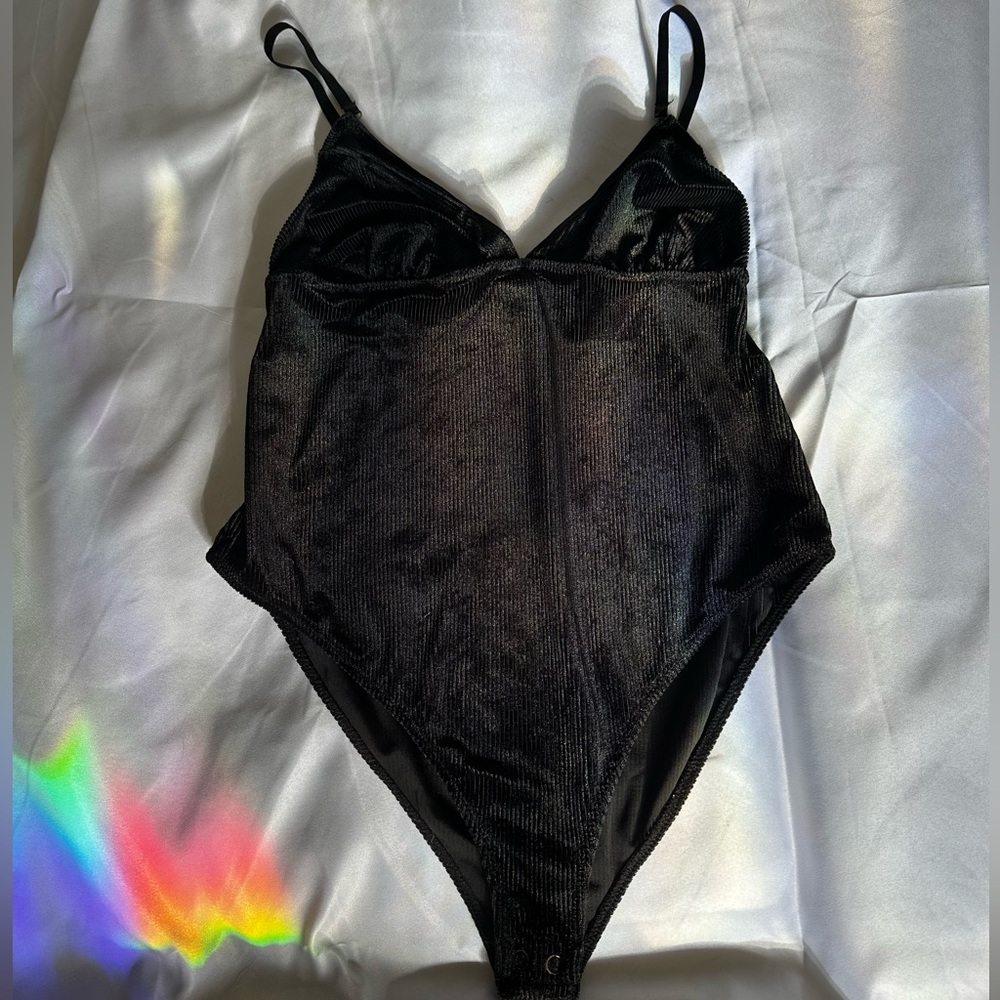 Medium black Velvet leotards
